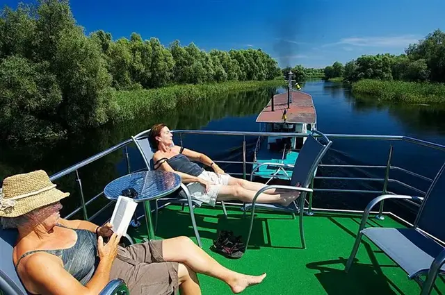 Ibis Tours 4-star floating hotel on the Danube Delta channels