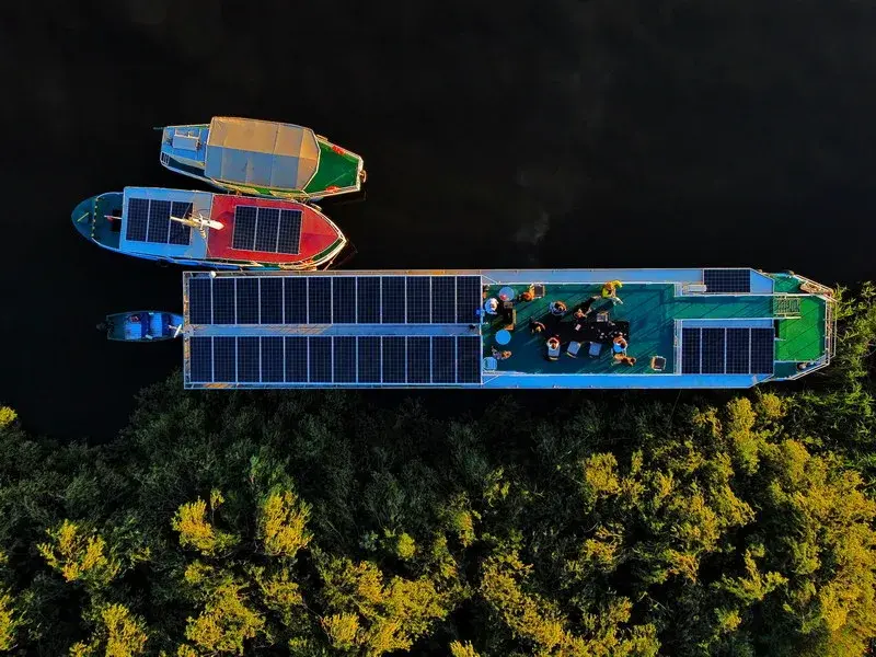 Ibis Tours Hotelschiff im Donaudelta